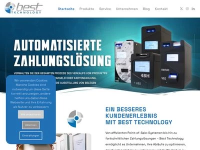 Website von BEST TECHNOLOGY GmbH