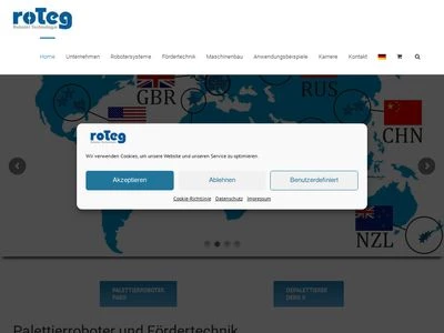 Website von roTeg AG