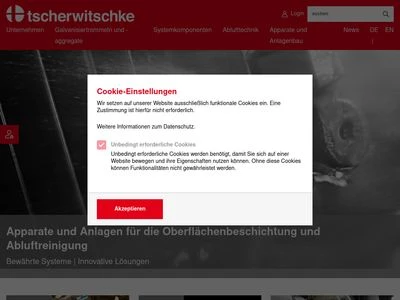 Website von Richard Tscherwitschke GmbH