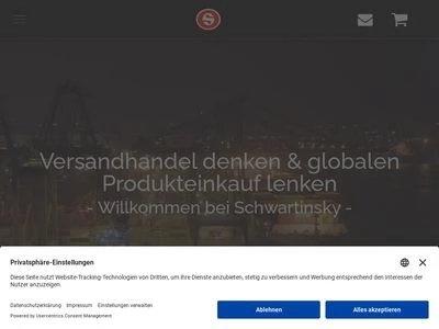 Website von Schwartinsky GmbH