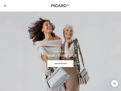 Website von PICARD Lederwaren GmbH & Co. KG