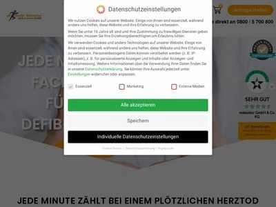 Website von mekontor GmbH & Co. KG