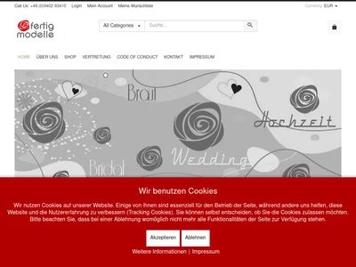 Website von Fertig-Modelle Michel KG