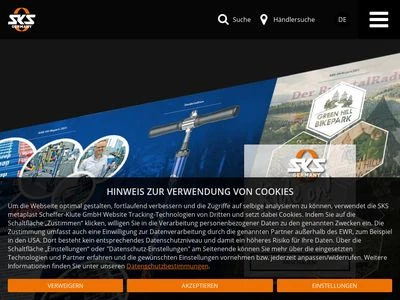 Website von SKS metaplast Scheffer-Klute GmbH