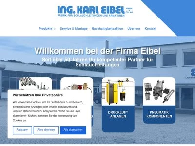 Website von Ing. Karl Eibel GmbH & Co. KG