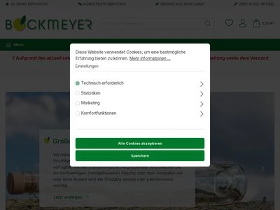 Website von Karl Bockmeyer Kellereitechnik GmbH