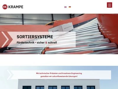 Website von Krampe GmbH & Co. KG