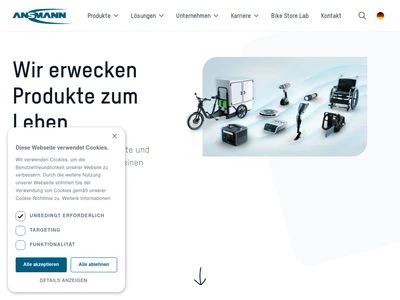 Website von ANSMANN AG