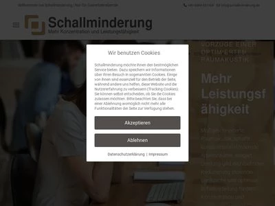 Website von Schallminderung GbR