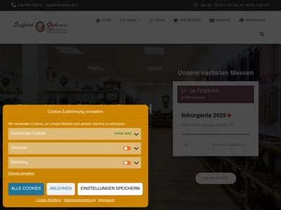 Website von Siegfried Giede GmbH