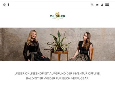 Website von Wenger Austrian Style KG