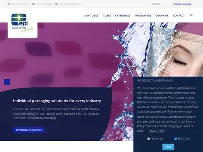 Website von EPL Deutschland GmbH & Co KG