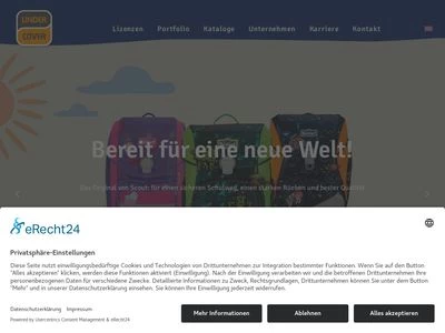 Website von UNDERCOVER GmbH