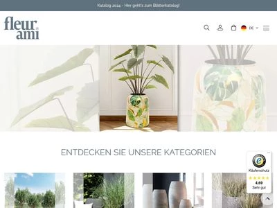 Website von fleur ami GmbH