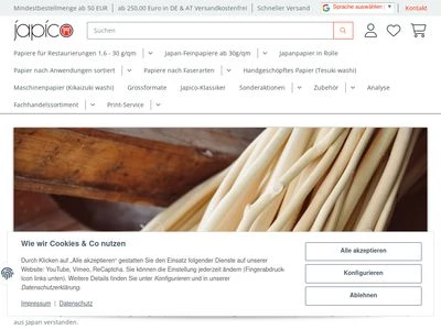 Website von Japico Dietz GmbH