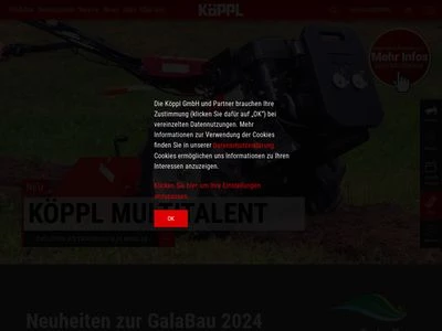 Website von Köppl GmbH