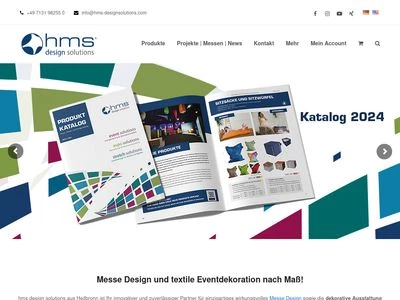 Website von hms design solutions gmbh