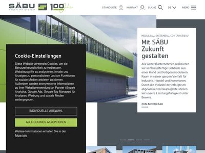 Website von SÄBU Morsbach GmbH