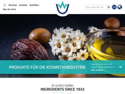 Website von W. Ulrich GmbH