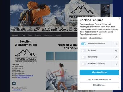 Website von TRADE-VALLEY