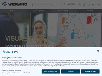 Website von WEIGANG AG