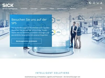 Website von SICK AG