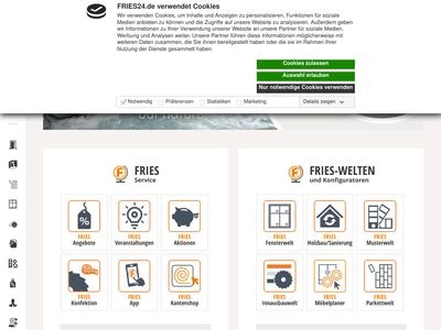 Website von Johannes FRIES GmbH & Co KG