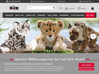 Website von Carl Dick GmbH