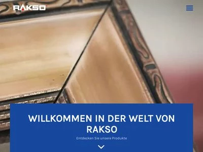 Website von Rakso - Oscar Weil GmbH