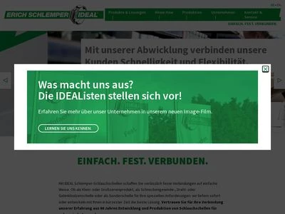 Website von Erich Schlemper GmbH & Co. KG