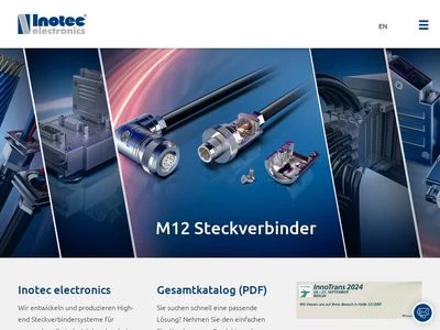 Website von Inotec electronics GmbH