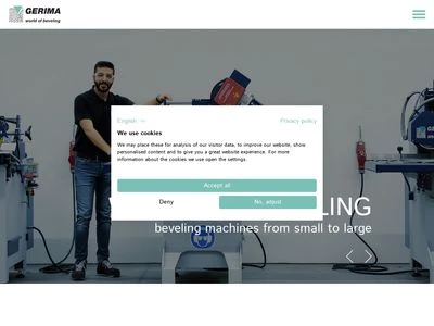 Website von GERIMA GmbH