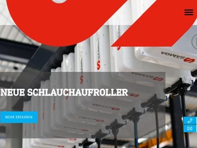 Website von Samoa-Hallbauer GmbH