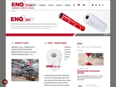 Website von m+b Verpackungstechnik GmbH