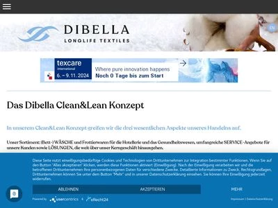 Website von Dibella GmbH