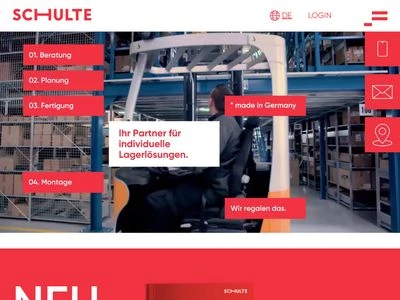 Website von Gebrüder Schulte GmbH & Co. KG