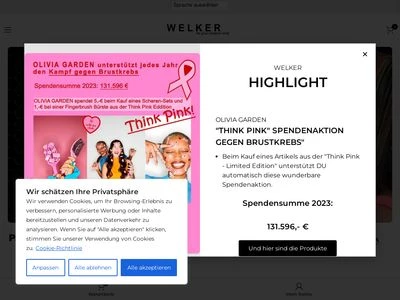 Website von Welker GmbH