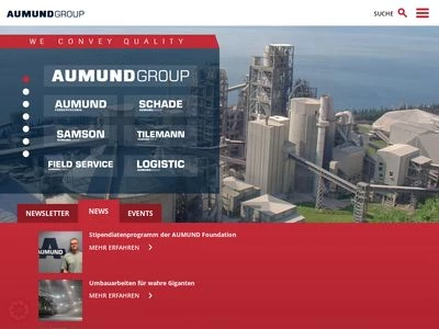 Website von SCHADE Lagertechnik GmbH