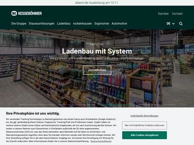 Website von Kesseböhmer Holding KG