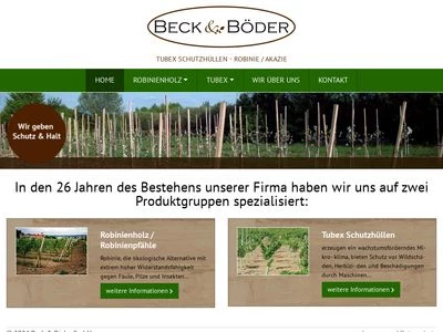 Website von Beck & Böder GmbH