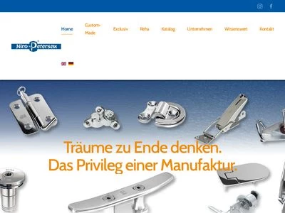 Website von Niro-Petersen GmbH