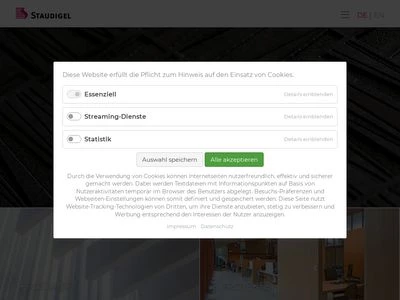 Website von Staudigel GmbH