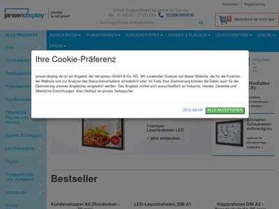 Website von net-xpress GmbH & Co. KG