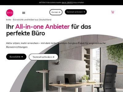 Website von lento GmbH & Co. KG