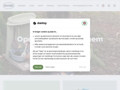 Website von dantoy A/S