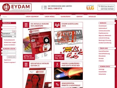 Website von Erich Eydam KG