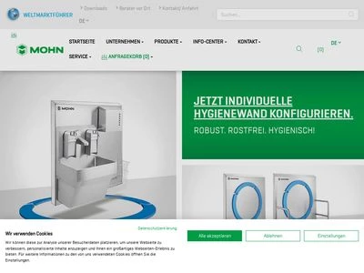 Website von Mohn GmbH