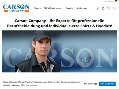 Website von Carson Company GmbH