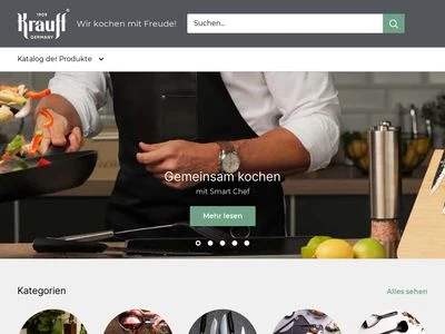 Website von Krauff GmbH