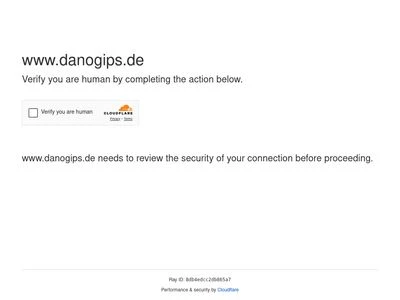 Website von Danogips GmbH & Co. KG